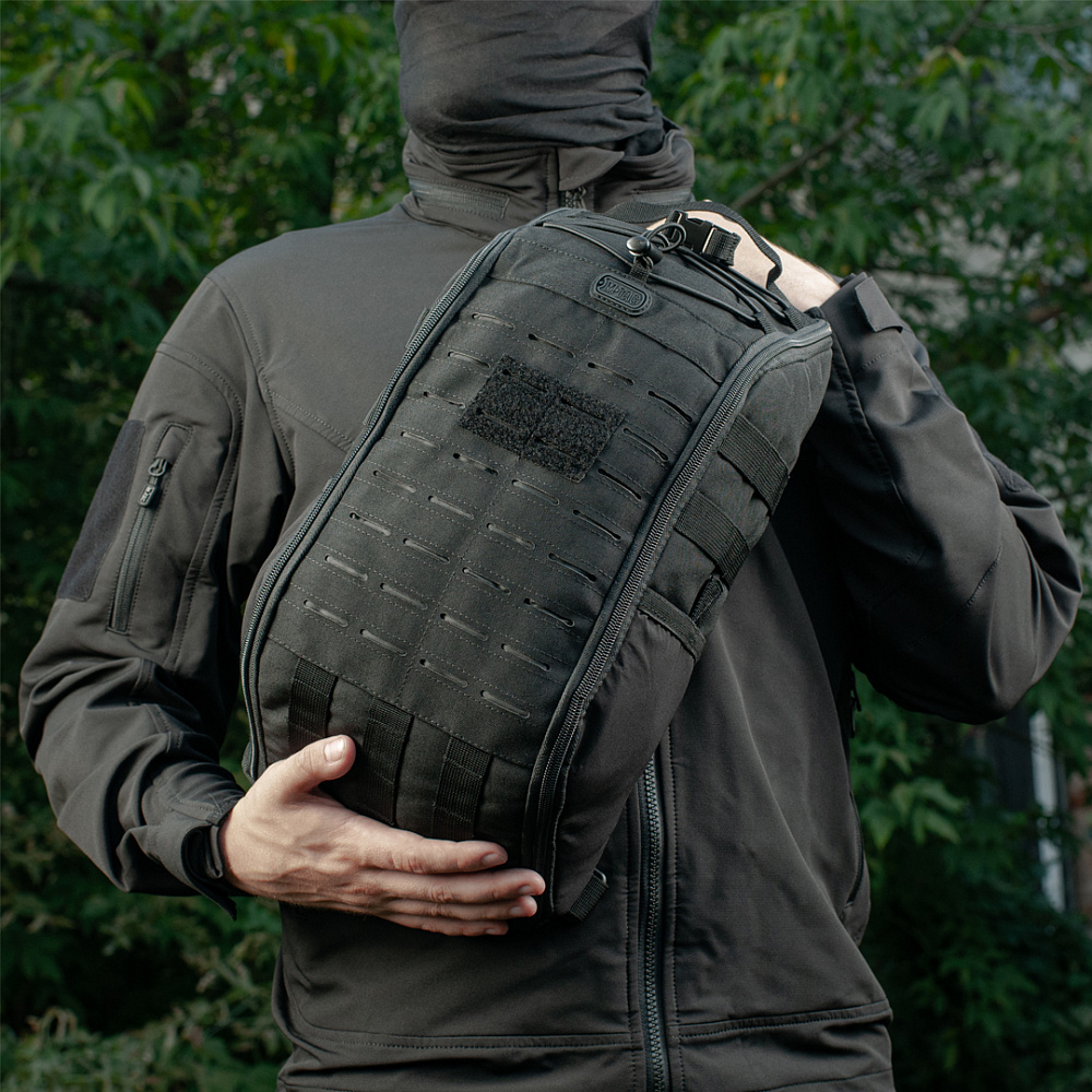 Рюкзак однолямочный M-Tac Armadillo Black Фото 3